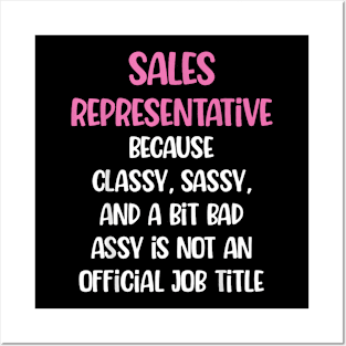 Sales Representative, Female Sales Representative Posters and Art